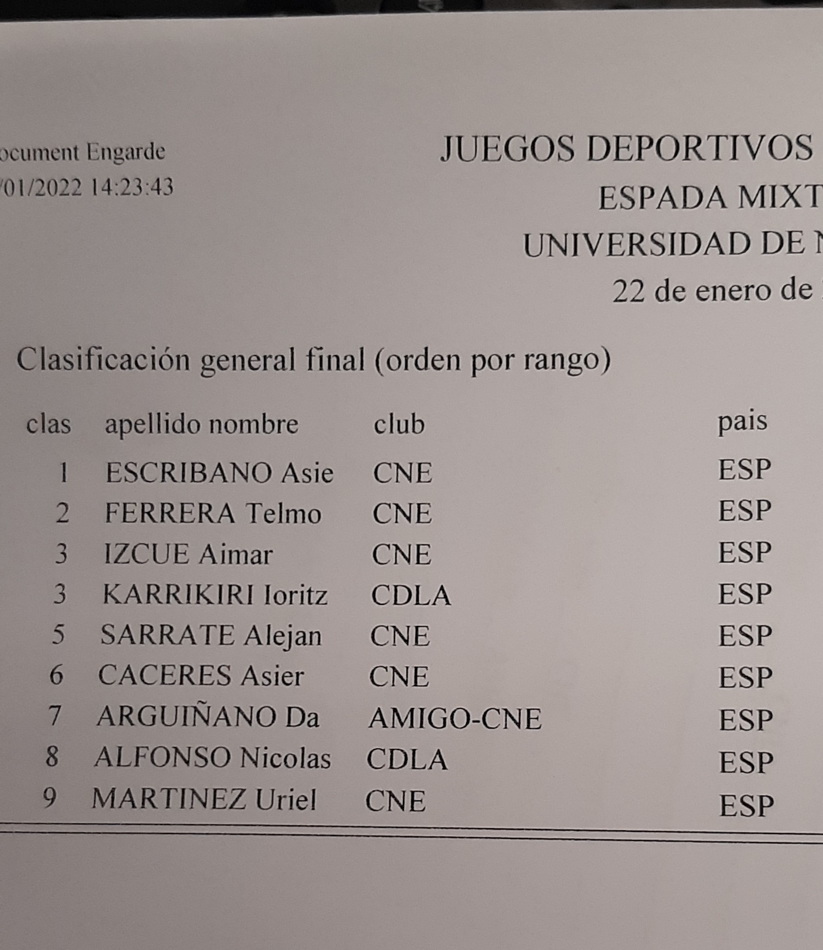 JDN M 13 y Torneo M 9